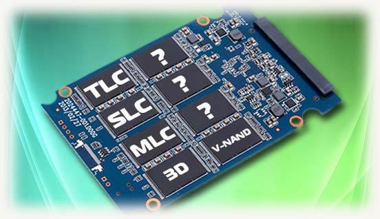 Типы чипов памяти для SSD