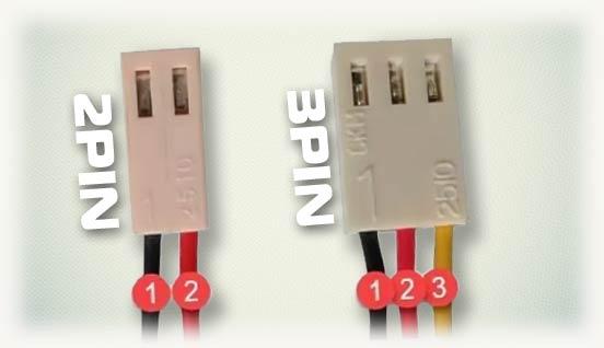 Разъемы 2 pin и 3 pin
