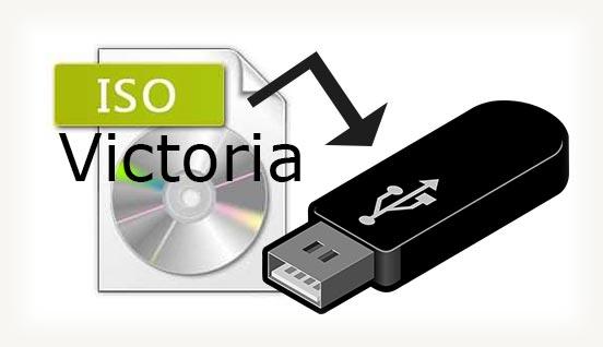 iso образ Victoria и флешка