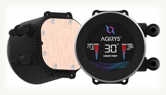 HYDRA AIO водоблок на ЦП со стороны дисплея и пластины