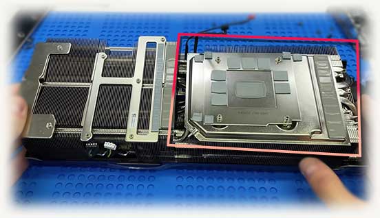 Испарительная камера у видеокарты на MSI